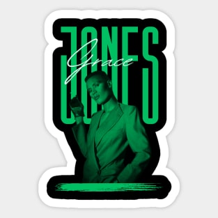 Jones grace///original retro Sticker